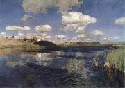 Levitan, Isaak Lake oil painting reproduction